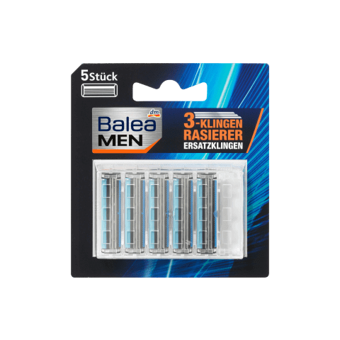 Balea MEN Klingenersatz, 5 Stück
