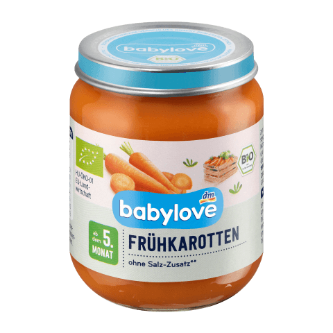 Babylove Frühkarotten 5+ ECO, 125 g