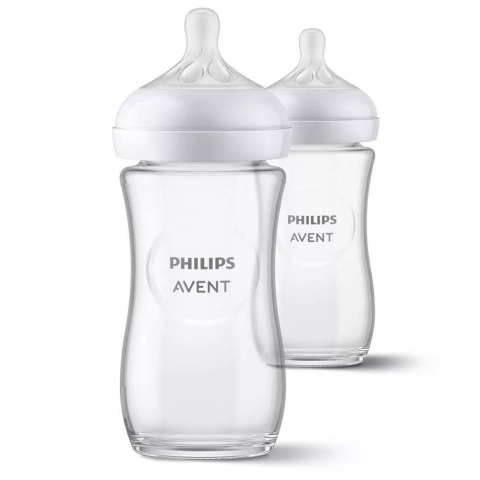 Avent Natural Response Glasflasche 1 Monat und mehr 2x240ml