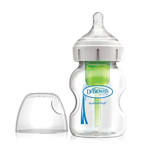 Glasflasche mit weitem Hals, Option+ 150 ml, Dr.Browns