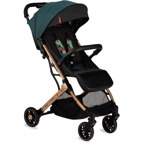 MoMi Estelle Gold Kinderwagen Grün