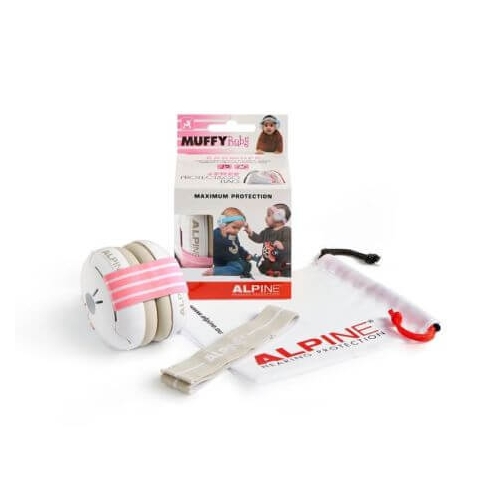 Ohrenschützer für Babys, 0-36 Monate, Rosa, Alpine