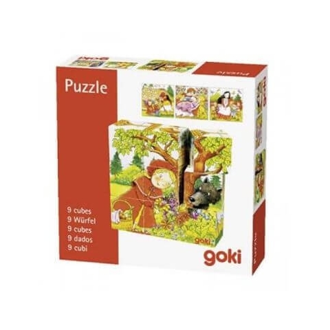 Mini-Puzzle-Würfel, Famous Stories, + 3 Jahre, Goki