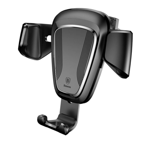Baseus Gravity Car Mount Auto Kühlergrill Lüftungsschlitze Halterung für Telefon 4-6 schwarz (SUYL-01)
