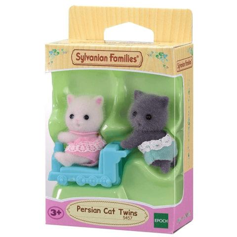 2er-Set Figuren Zwillinge Perserkatzen Sylvanian Families, +3 Jahre, Epoche