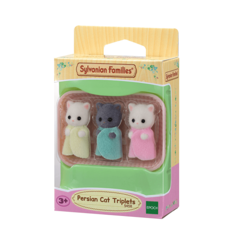 3er-Set Figuren Sylvanian Families, ab 3 Jahren, Kätzchen Drillinge, Epoche