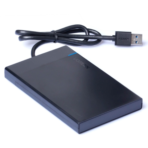 Ugreen Adapter-Gehäuse SATA 2.5 5TB USB 3.0 Laufwerksschacht schwarz (US221 30847)