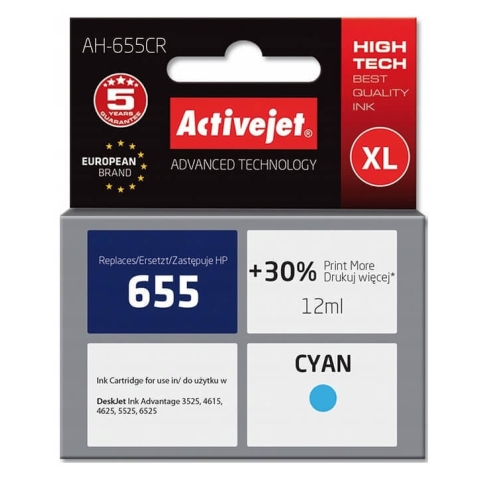ActiveJet AH-655CR Ersatztinte für HP 655 CZ110AE