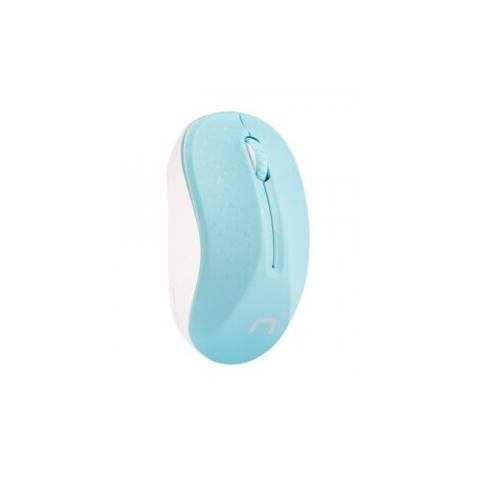 Natec Wireless Mouse Toucan Blau und Weiß