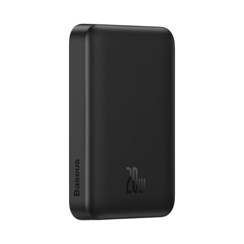 Baseus Magnetic Mini Powerbank mit MagSafe 15W induktives Laden / PD QC 20W Schnellladung 10000mAh schwarz (Overseas Edition) + Xiaobai Series USB-C -