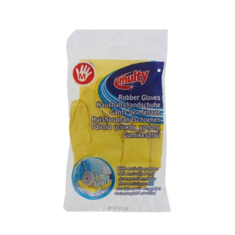 Multy Rubber Gloves Yellow
