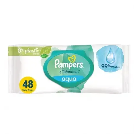 Aqua Pure Feuchttücher, 48 Stück, Pampers