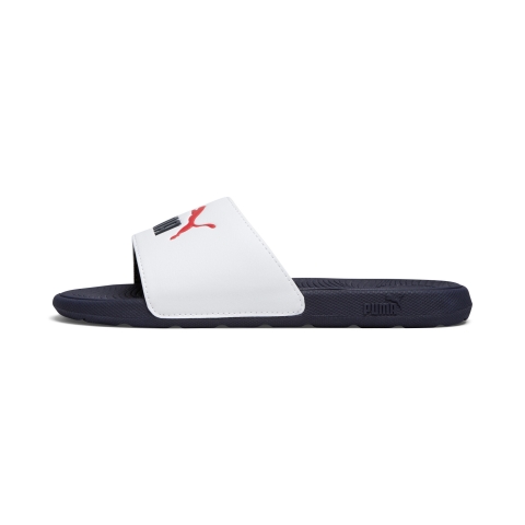 Puma Cool Cat 2.0 Jugend Sandalen Für Für Kinder | White/Navy/Red | Größe: 39