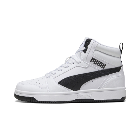 Puma Rebound V6 Mid Sneakers Teenager Schuhe Für Für Kinder | White/Black | Größe: 39