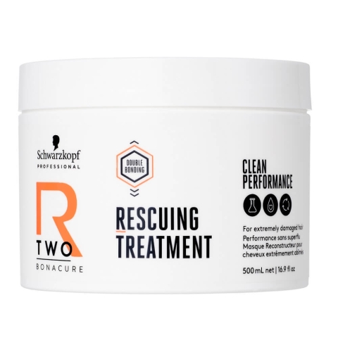 Schwarzkopf Professional Bonacure R-Two Rekonstruktive Maske für extrem geschädigtes Haar, 500 ml