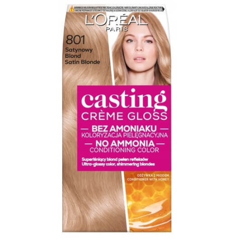 L oreal Casting Farbe 801 Satin Blonde, 48 ml + 72 ml + 60 ml