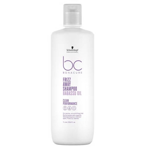 Schwarzkopf Professional BC Bonacure Glättungsshampoo für krauses Haar, 1000 ml
