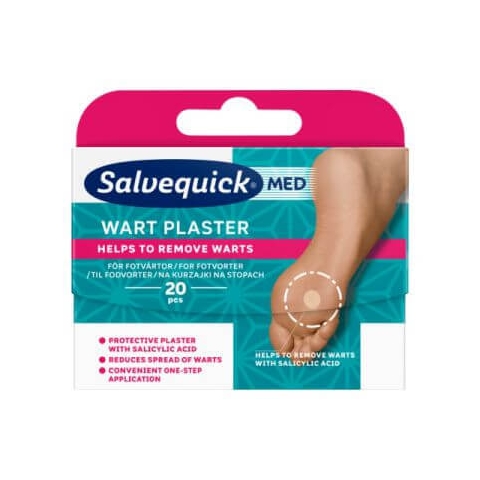 Warzenpflaster, 20 Stück, Salvequick