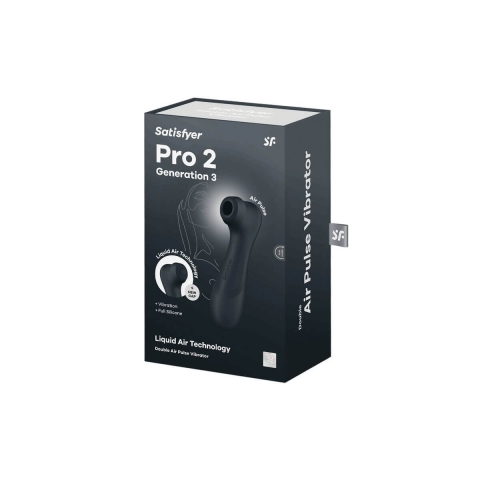 Klitoris-Saugstimulator Satisfyer Pro 2 Generation 3 Schwarz