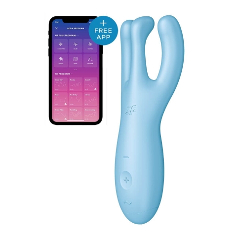 Massagegerät Satisfyer Threesome 4 Connect Blau