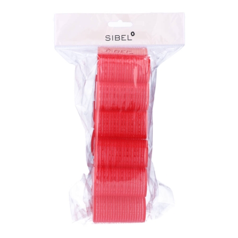 Sibel Velcro Curlers Roller Red 36mm   12 stk.