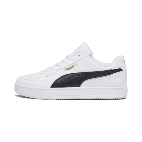 Puma Caven 2.0 Sneakers Schuhe | Mit Plain | White/Black/Gold | Größe: 43