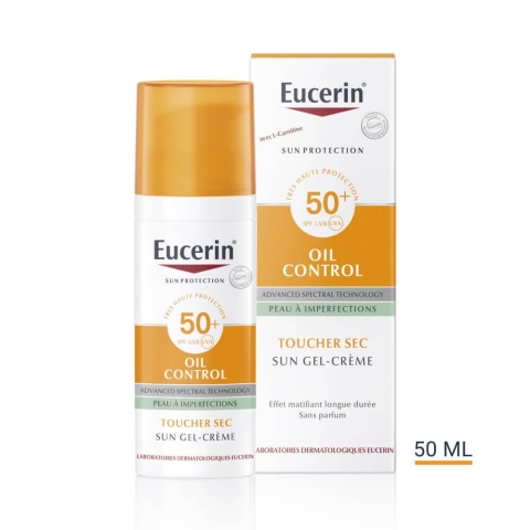 Eucerin Sonnenschutz Oil Control Gesichtsschutz Dry Touch SPF50+ 50ml