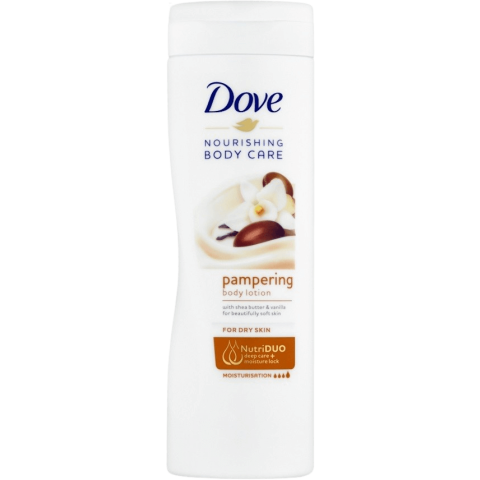 Dove Sheabutter Pflegende Körpermilch für trockene Haut 400 ml
