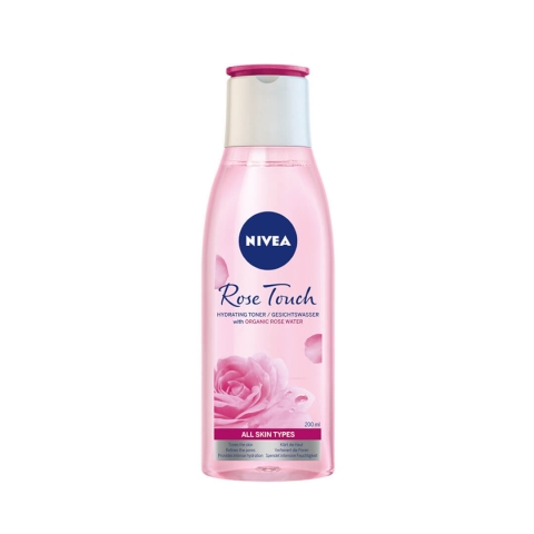 Nivea Rose Touch Feuchtigkeitswasser mit Bio-Rosenwasser, 200ml