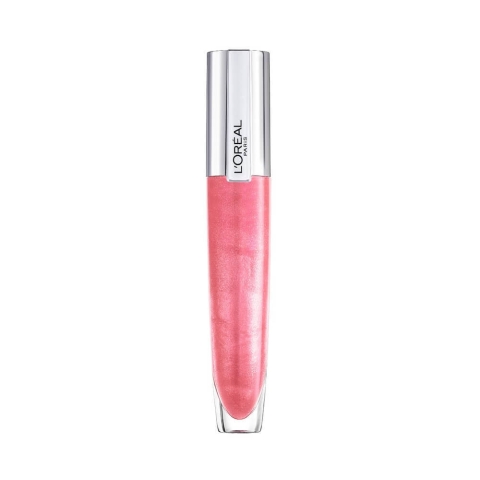 L'Oreal Paris Brilliant Brilliant Signature Plump-In-Gloss Ruj 406 Amplify, 7ml