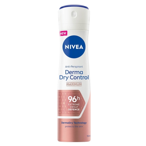 Nivea Derma Dry Control Antitranspirant Spray, 150ml