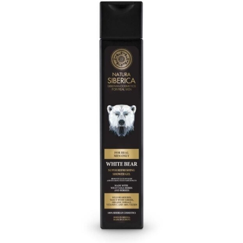 Natura Siberica Men Erfrischendes Duschgel Weißer Bär 250 ml