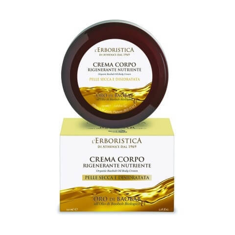 Körpercreme mit Baobab-Öl, 150 ml, L'erboristica