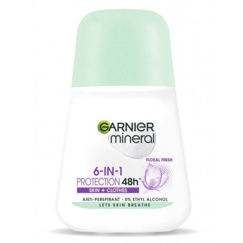 Garnier Woman, Antitranspirant Floral Fresh, Roll-on, 50 ml