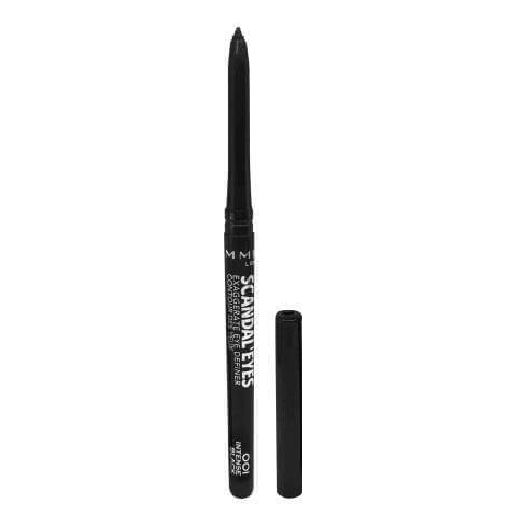 Rimmel London Augenstift Scandal'Eyes Exaggerate 001 Intensives Schwarz, 0,35 g