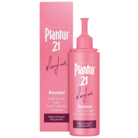 Plantur 21 Long Hair Booster, Haarwachstum beschleunigendes Serum für die Kopfhaut, 125 ml