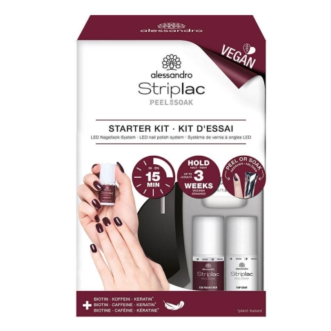 Alessandro Striplac Peel oder Soak Starter Kit Semipermanent