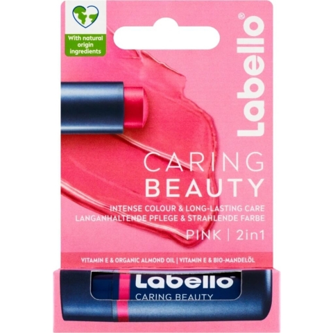 Labello Colour Lippenbalsam Rosa 1×5,2 ml, Lippenbalsam