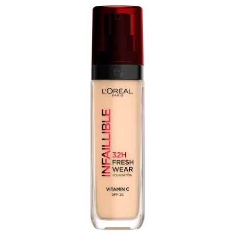 Übertragungsbeständige Foundation Infaillible 32H Fresh Wear 100 Fair-Light, 30 ml, L'Oreal