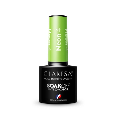 Claresa Soak Off UV/LED Neon-Hybrid-Lack 4, 5g