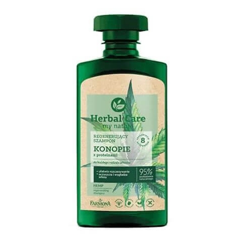 Regenerierendes Shampoo mit Hanf Herbal Care, 330ml, Farmona