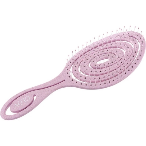 Glov Biobased Brush Biologisch abbaubare Haarbürste Rosa