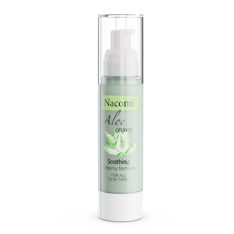 Nacomi Aloe vera beruhigende Gesichtsgel-Creme, 50 ml