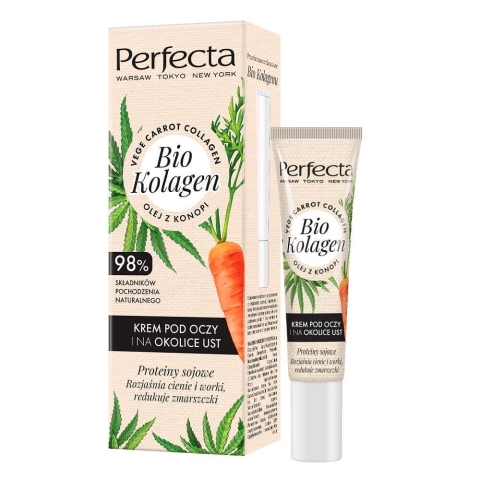 Perfecta Bio Collagen Augen- und Lippencreme, 15ml