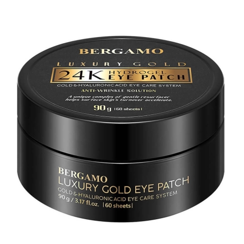 Bergamo Luxury Gold Hydroel Augenpflaster, 60 Stück