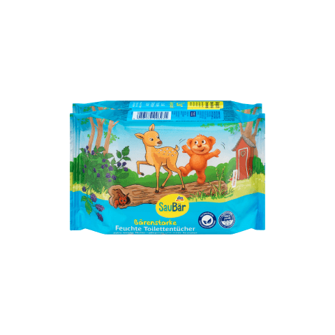 SauBär Nass-Toilettenpapier Beere, 120 Blatt