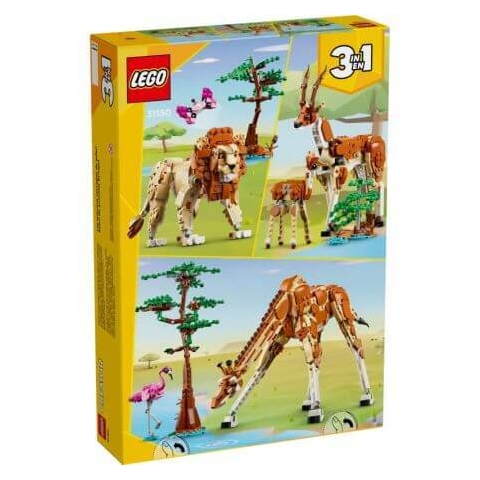 Safari Wildtiere, +9 Jahre, 31150, Lego Creator 3 in 1