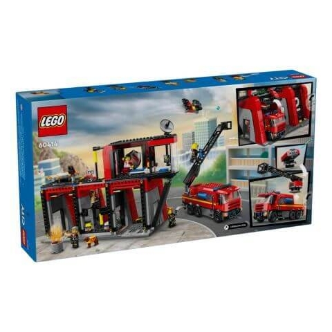 Feuerwache und Feuerwehrauto, +6 Jahre, 60414, Lego City