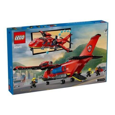 Feuerflugzeug, +6 Jahre, 60413, Lego City