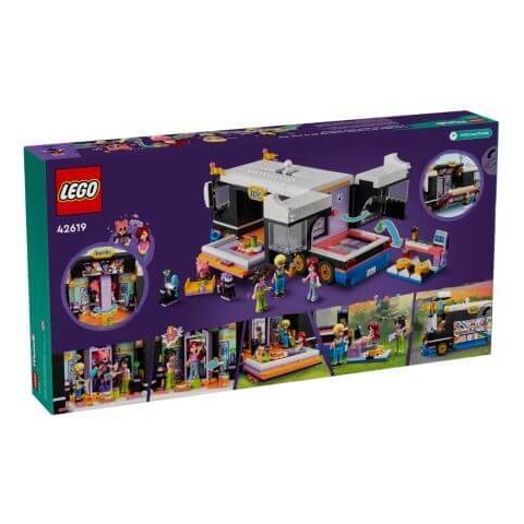Popstar Tourbus, ab 8 Jahren, 42619, Lego Friends